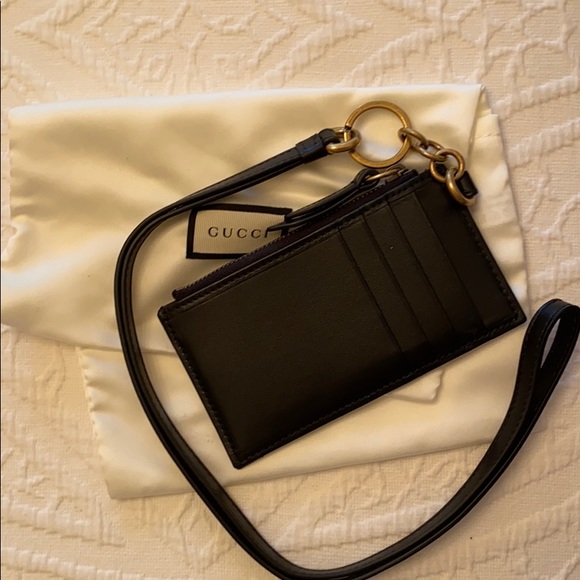 gucci lanyard id holder